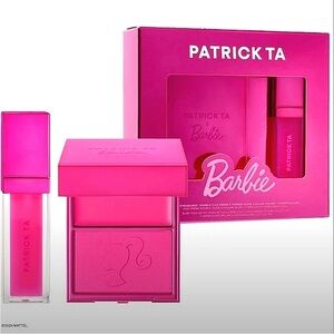 Patrick ta Barbie collab limited edition set blush and gloss